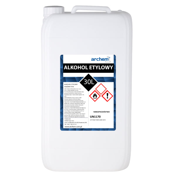 Alkohol Etylowy Skażony 95%, 30 l