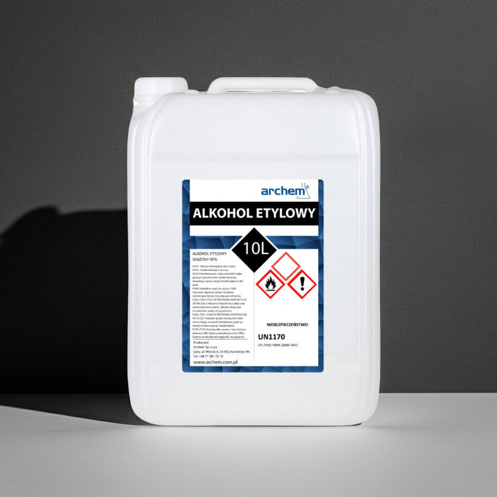 Alkohol Etylowy Skażony 95%, 10 l (10kg)