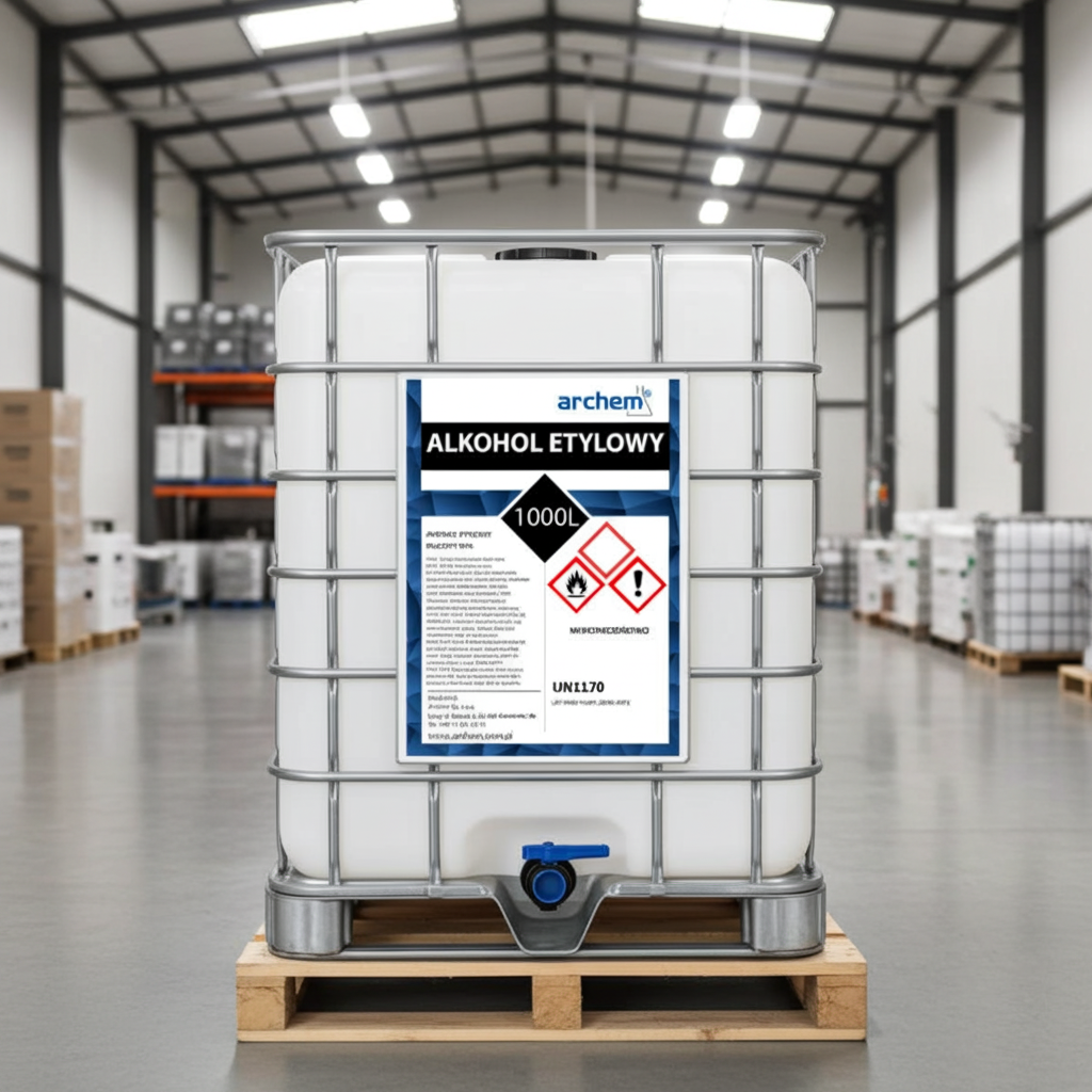 Alkohol Etylowy Skażony 95%, 1000 l (800kg), IBC, DPPL