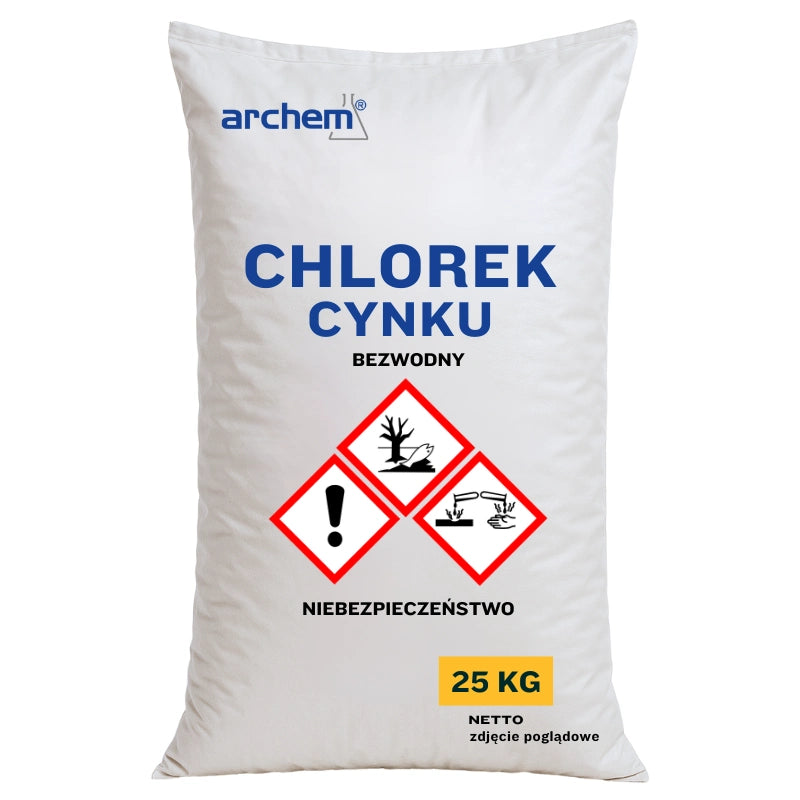 Chlorek Cynku Bezwodny Techniczny, 25 kg