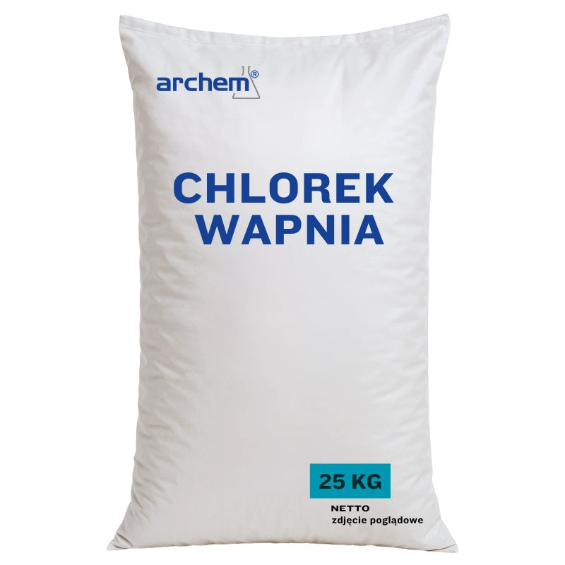 Chlorek Wapnia Techniczny Płatki, 25 kg