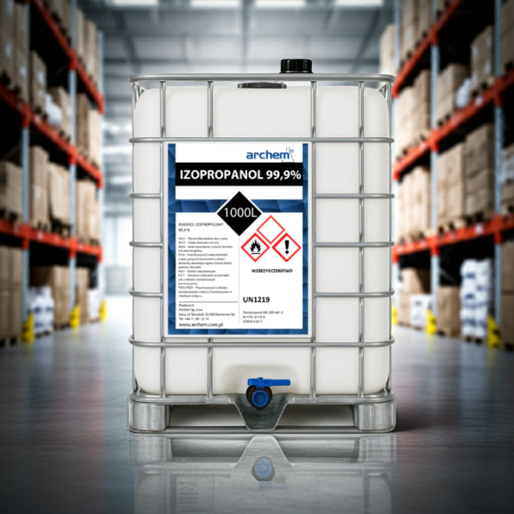 Alkohol Izopropylowy 99,9% IPA 1000 l – Izopropanol (800kg) IBC, DPPL