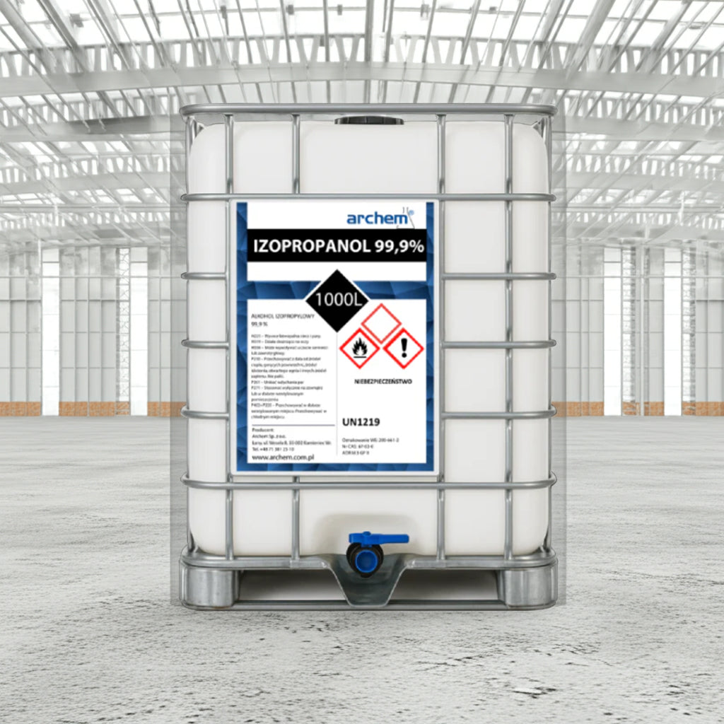 Alkohol Izopropylowy 99,9% IPA 1000 l – Izopropanol (800kg) IBC, DPPL