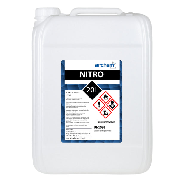 Rozpuszczalnik Nitro, 20 l (17kg)