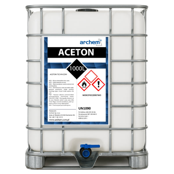 Aceton Techniczny, 1000 l (800kg), IBC, DPPL