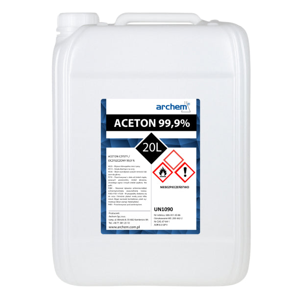 Aceton 99,9%, 20 l (16kg)