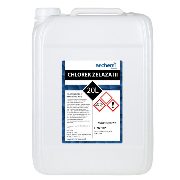 Chlorek Żelaza (III) w roztworze wodnym, 20 l (27kg)