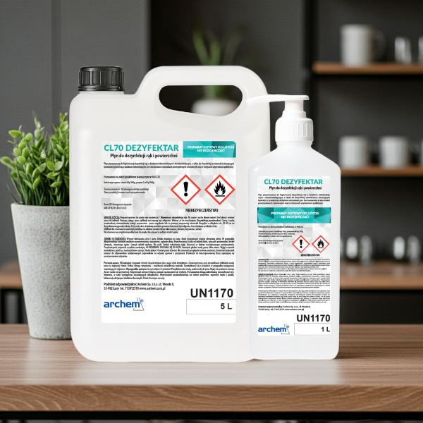 CL70 Dezyfektar – Pakiet Higiena Firmy (2 × 5L + 2x 1L)