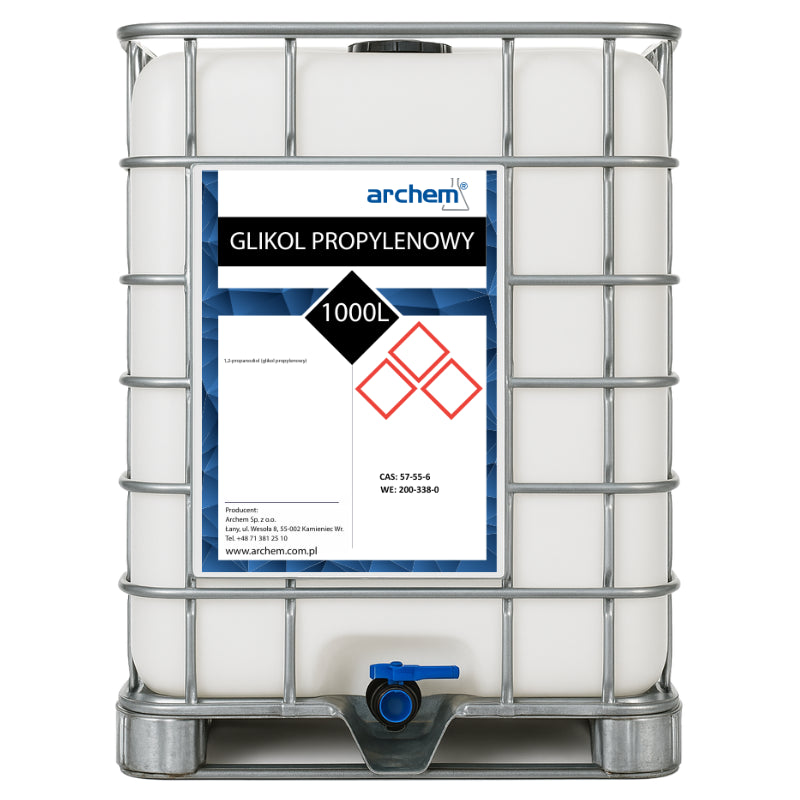 Glikol Propylenowy Techniczny, 1000 l (1040kg), IBC, DPPL