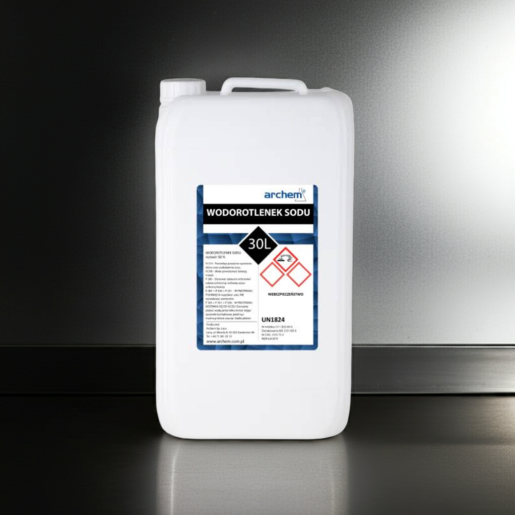 Wodorotlenek Sodu  30%, ług sodowy, 30 l (40kg)