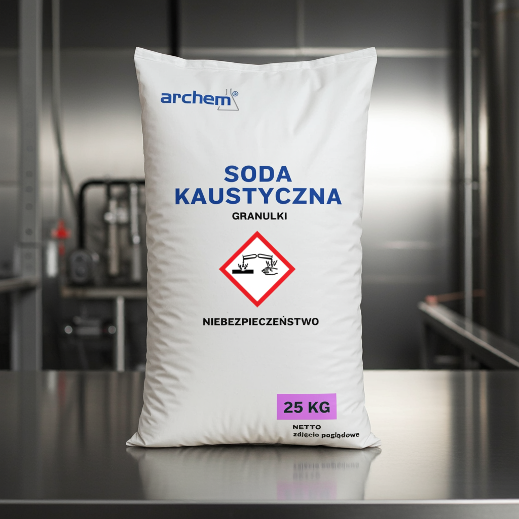 Soda kaustyczna granulki 25 kg