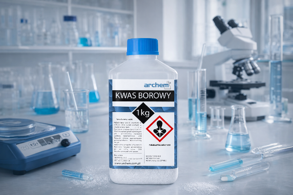 Butelka 1kg kwasu borowego od Archem