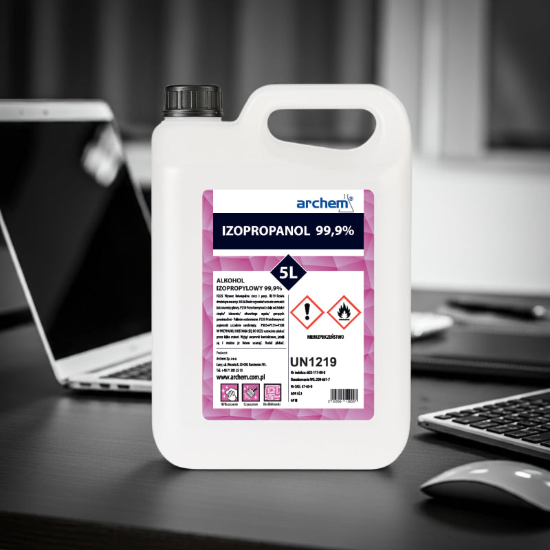 Alkohol izopropylowy 5L – preparat do czyszczenia PCB i optyki