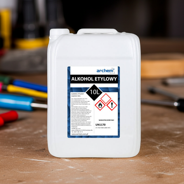 Denaturat alkohol etylowy 10L opakowanie