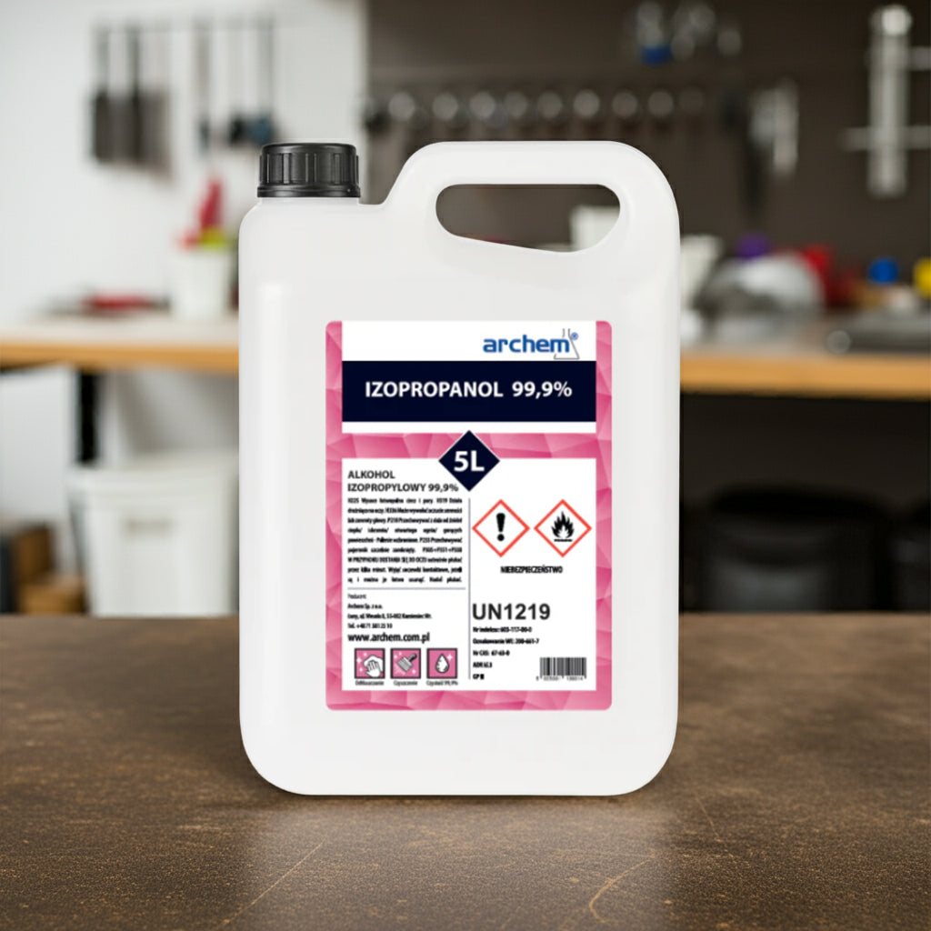 Alkohol Izopropylowy 99,9% IPA 5L – Izopropanol (4kg)