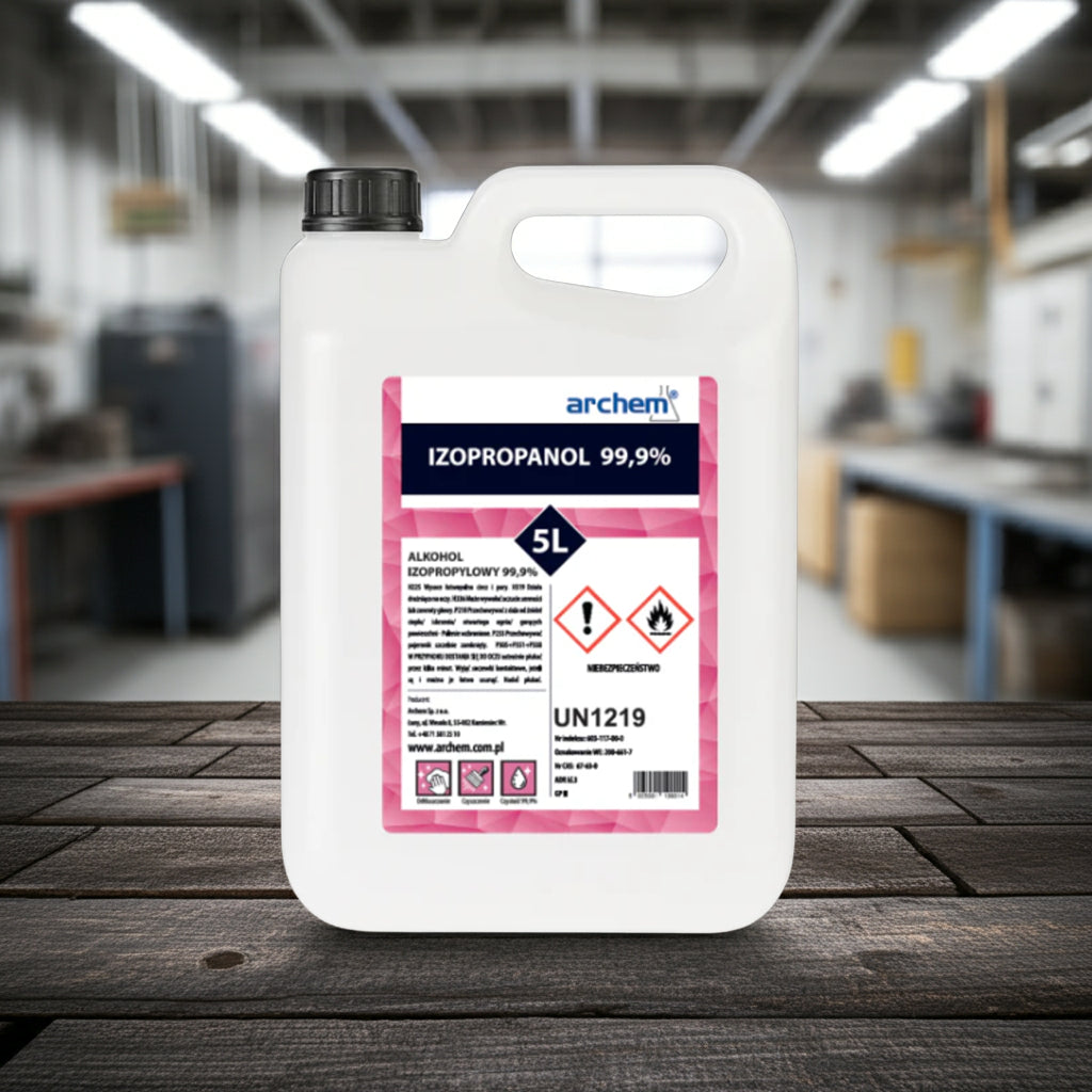 Alkohol Izopropylowy 99,9% IPA 5L – Izopropanol (4kg)