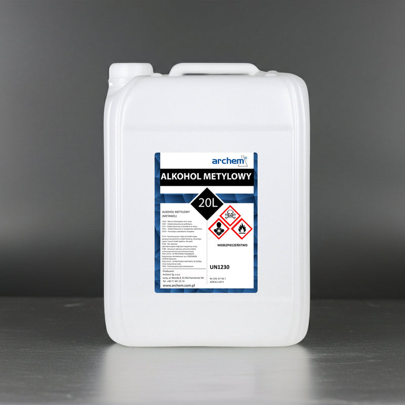Metanol (alkohol metylowy) 20 l – rozpuszczalnik techniczny