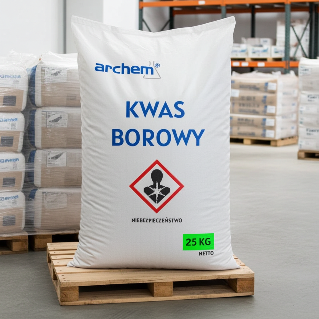 Kwas Borowy Techniczny, 25 kg