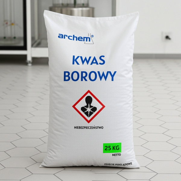 Kwas borowy techniczny proszek 25 kg