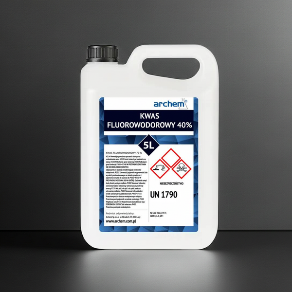Kwas fluorowodorowy HF 40% opakowanie 5L