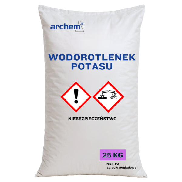 Wodorotlenek Potasu Techniczny, 25 kg