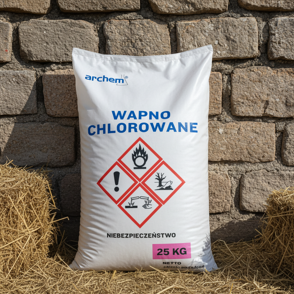 Zastosowanie wapna chlorowanego 25 kg