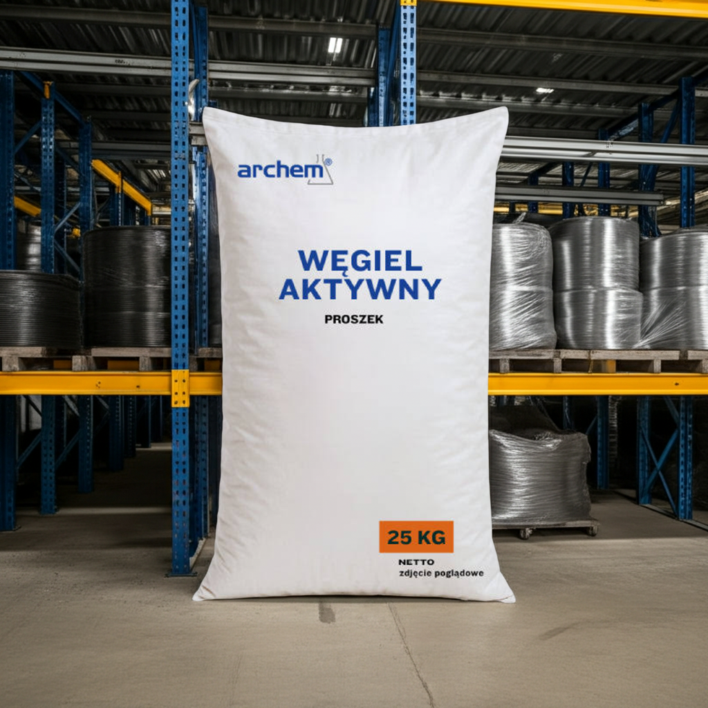 Węgiel Aktywny CWZ-22  Techniczny Pył, 25 kg