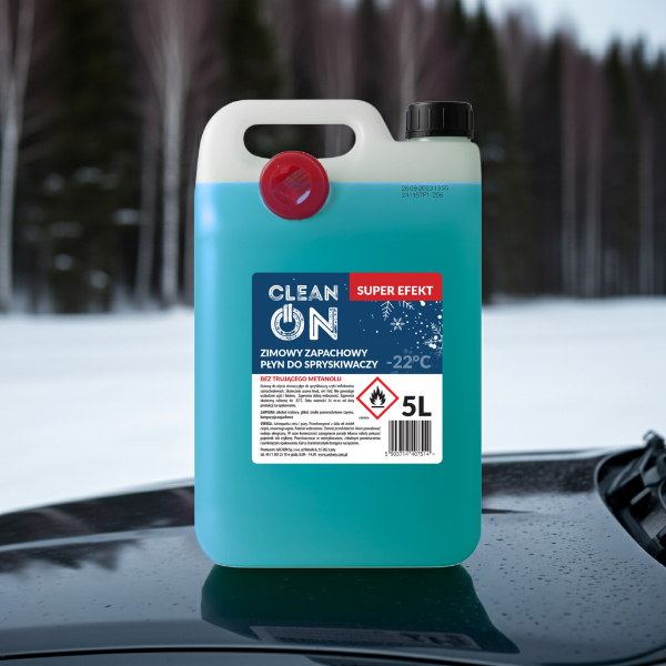 Płyn do spryskiwaczy zimowy -22°C na etanolu bez metanolu, 5 l (5kg)