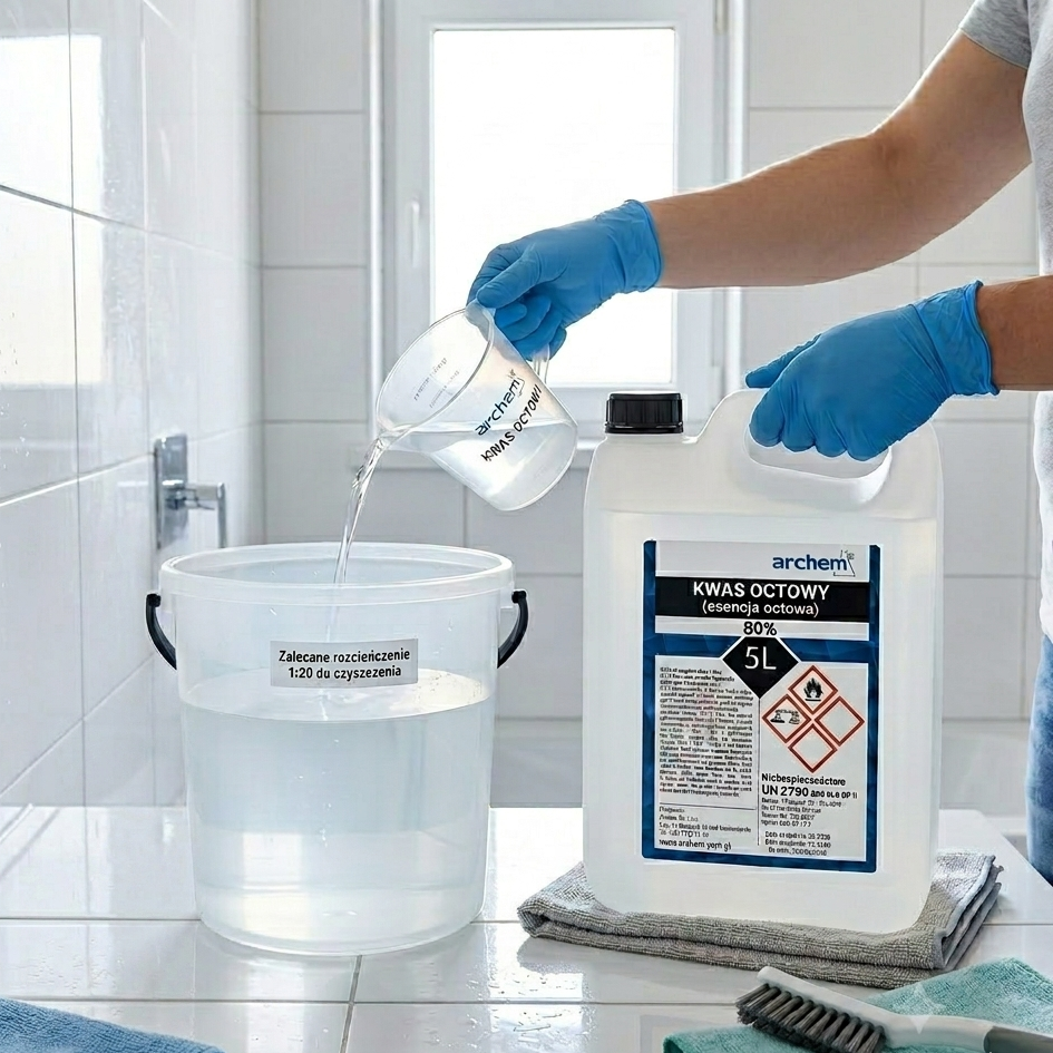 Kwas Octowy 80%, 5 l (5,35kg)