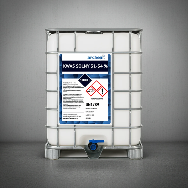 Kwas solny 31–34% IBC 1000L