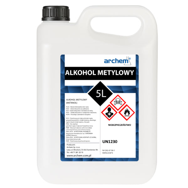 Alkohol Metylowy (metanol), 5 l