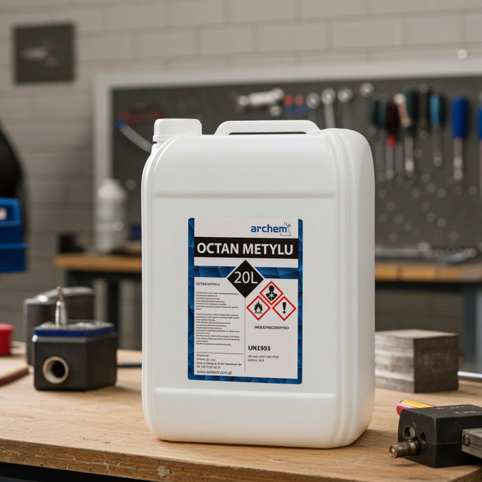 Octan Metylu 20 l – zastosowanie w produkcji przemysłowej
