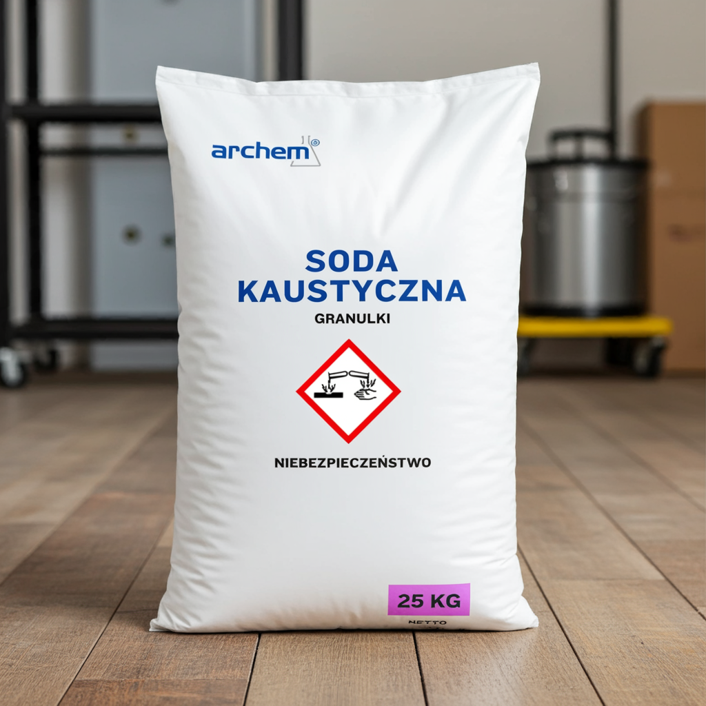 Soda kaustyczna granulki 25 kg