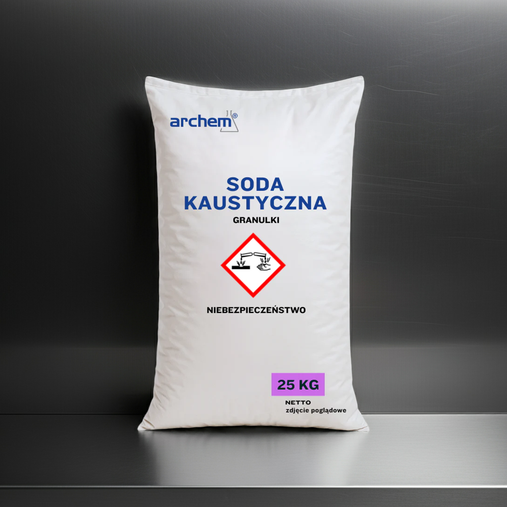 Soda kaustyczna granulki 25 kg