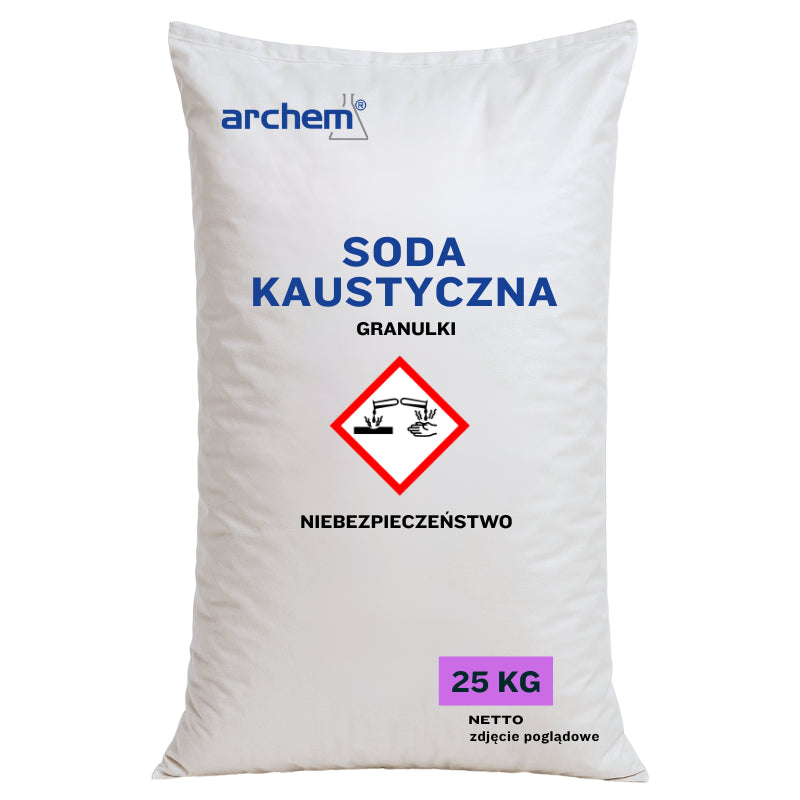 Soda kaustyczna granulki 25 kg