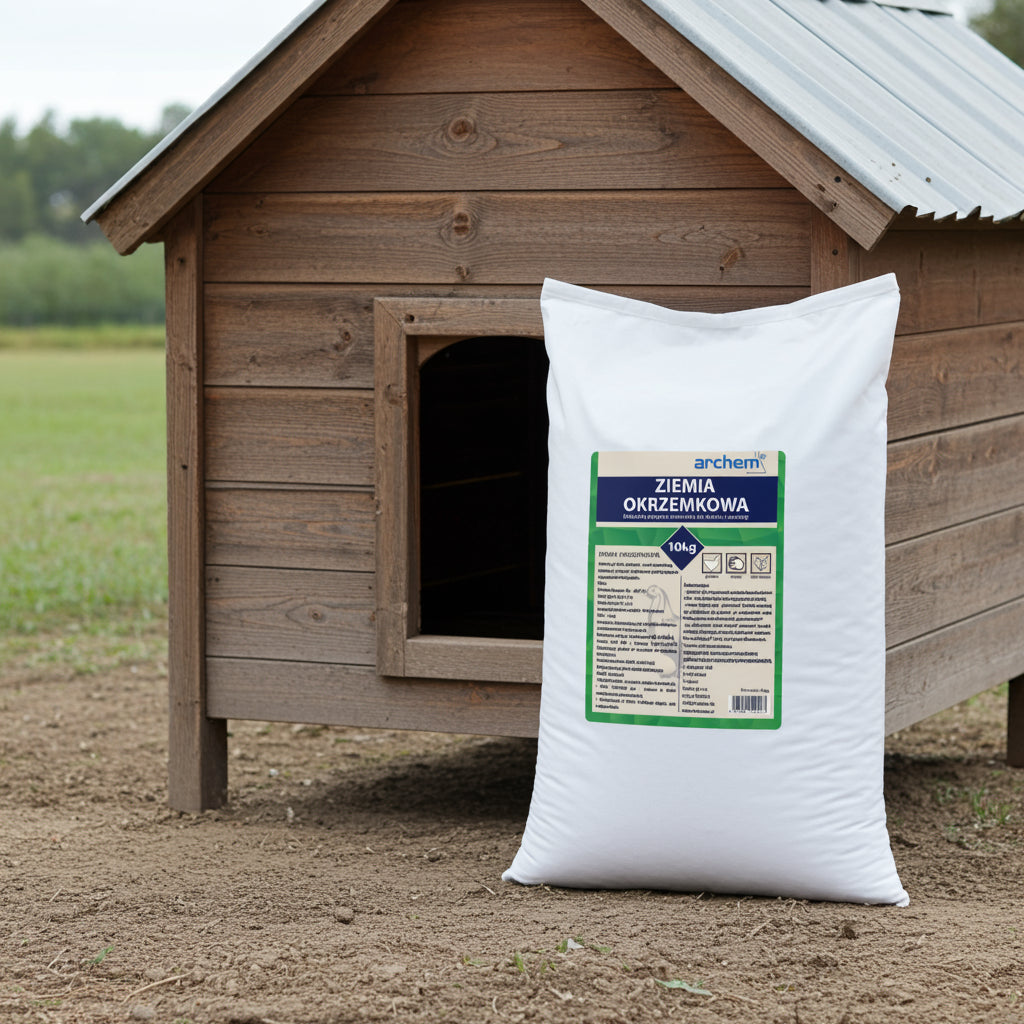 Ziemia okrzemkowa diatomit 10 kg – naturalny preparat na pluskwy, ślimaki i do hodowli kur